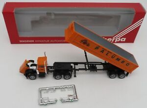 Herpa Ho 1/87 US Truck Kenworth Trailer The Earth Moves With Palumbo #850001