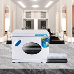 2-IN-1 23L Hot Heat Towel Warmer UV Sterilizer Cabinet Spa Beauty Salon 200W USA - Picture 1 of 17