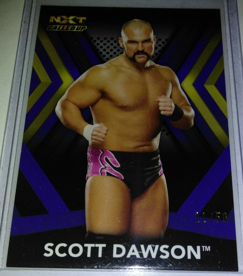 WWE Scott Dawson #48 2017 Topps NXT Blue Parallel Card SN 11 of 50 - Image 1 of 1