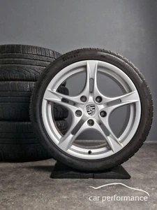 Porsche Boxster 987 Cayman original Felgen 18 Zoll Winterreifen Räder, Spyder - Bild 1 von 12