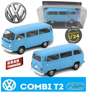 VW. Combi T2 (Escala 1:24) Camioneta Volkswagen clásica T2 Kombi, Ixo, New - Imagen 1 de 9