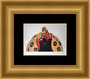 Erte - Masquerade II Stampa personalizzata con cornice SPEDIZIONE GRATUITA - Foto 1 di 1