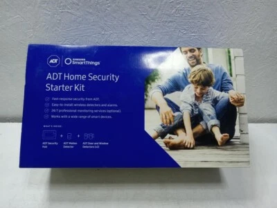 ADT Home Security Starter Kit Samsung SmartThings Motion Alarms F-ADT-STR-KT-1 - Image 1 of 4