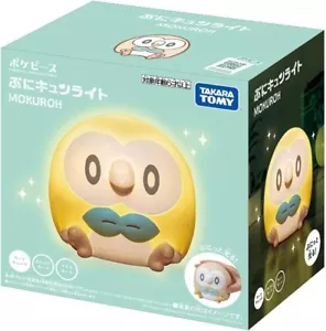Pokemon Pokepiece Puni Kyun Mini Luz Rowlet TAKARA TOMY Japón NUEVO - Imagen 1 de 5