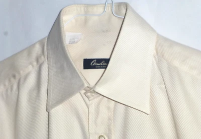 $475 15x34 Corneliani ITALIA Crema Blanco Para Hombres Camisa Mediana ITALIA 39 Nordstrom Foto 1 de 4