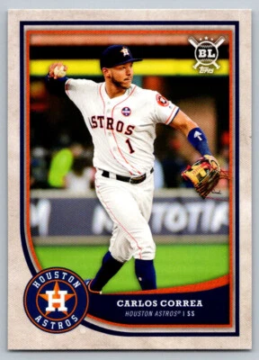 2018 Topps Big League Base # 200 Carlos Correa - Houston Astros - Image 1 of 2