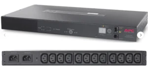 APC AP7721 Automatic Transfer Switch ATS 1U 10A/230V In: (2)C14 Out: (12)C13 - Afbeelding 1 van 1