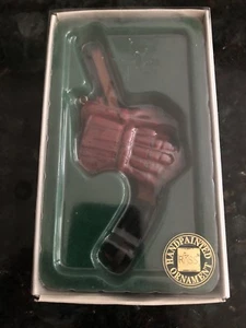 Russ Berrie Classic MemoriesHockey Gloves Stick Christmas Ornament Mint in Box - Picture 1 of 3
