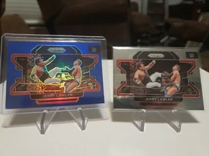 2022 Prizm WWE Jerry The King Lawler Blue Prizm /199 + Base - Picture 1 of 5