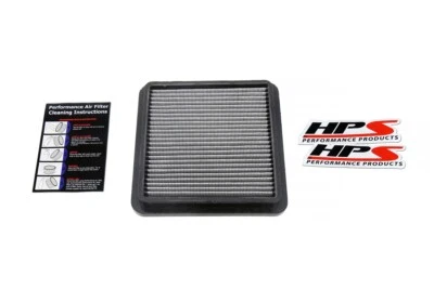 Filtro de aire de panel descendente de alto flujo HPS para Subaru WRX 2015-2020 2,0 L STi 2,5 L Foto 1 de 4