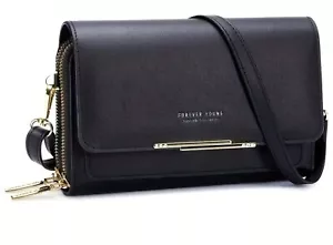 Crossbody Bag Women Pu leather Cell phone Bag Shoulder Bag Wallet Clutch Purse - Picture 1 of 7