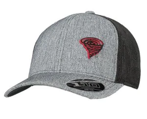 Twister Mens Cap Baseball Hat Logo Mesh Snapback Grey 1525606 - Picture 1 of 2