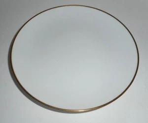 FURSTENBERG Bread & Butter Plate Porcelain White Gold Trim Germany F Crown 02422 - Picture 1 of 3