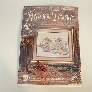 Designs For the Needle Heirloom Treasure Mice Sewing Cross Stitch Kit #5238 - Picture 1 of 4