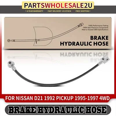 Rear Center Side Brake Hydraulic Hose for Nissan D21 1992 Pickup 1995-1997 4WD - Image 1 of 4