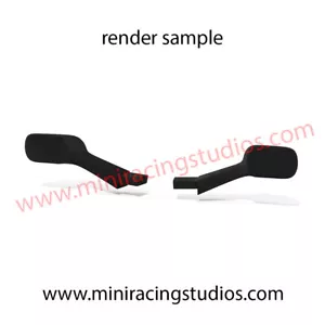 Retrovisores 3D para el ACARI KZ1 de NINCO impreso en Rígido o Flexible - Foto 1 di 1