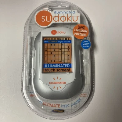 Sudoku Handheld Illuminated Game Touch Screen SEALED 1 Million Puzzles 2006 - Image 1 of 4