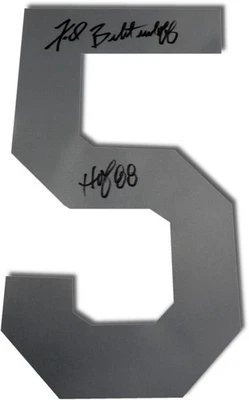 Camiseta deportiva firmada por Fred Biletnikoff autografiada gris #5 #5 SOLO certificado de autenticidad de los Oakland Raiders Foto 1 de 2