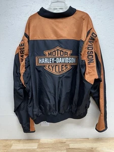 Harley-Davidson Reitjacke Vintage Orange Bar & Shield Nylon Unisex XXXL 3XL - Bild 1 von 17