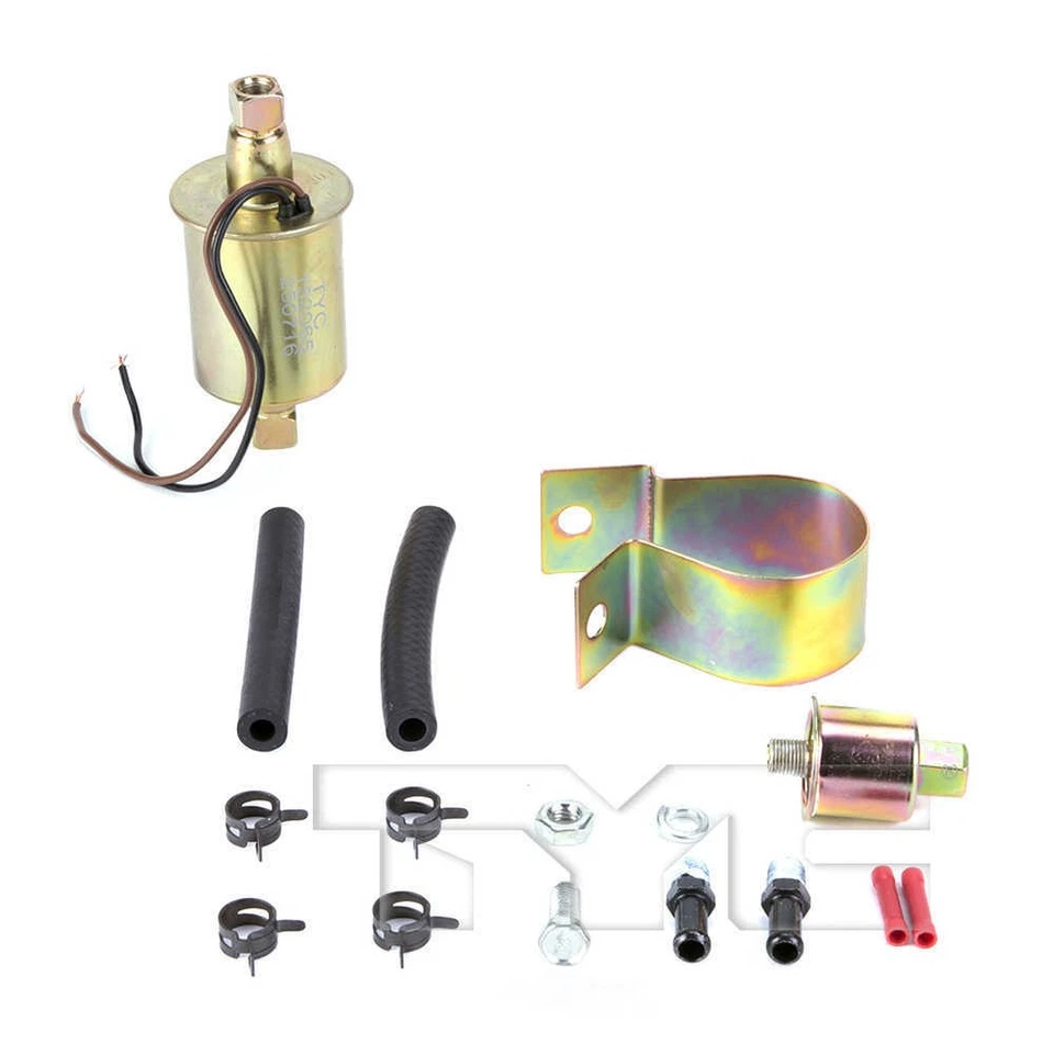 Электрический топливный насос премиум-класса TYC CRQ подходит для Pontiac Catalina, Chieftain, Sta 1956-1987 годов выпуска - Изображение 1 из 4