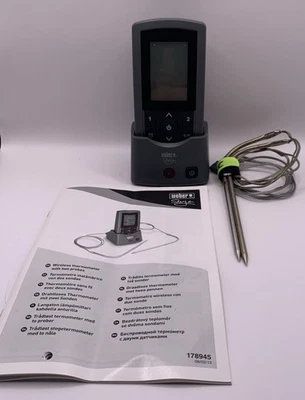 Weber Style 6741 - Funk Digitalthermometer - 2 Sonde - Grill Fleisch Thermometer - Bild 1 von 4