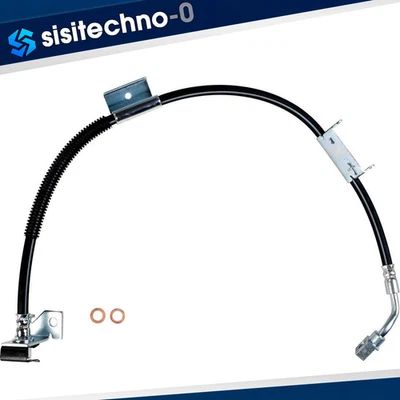 Sunsong Front Left Brake Hydraulic Hose for 2003 Chevrolet Silverado 1500 6.0L - Изображение 1 из 2