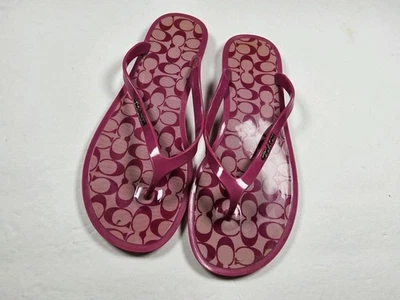 Sandalias Coach Signature de goma talla 8B Foto 1 de 4