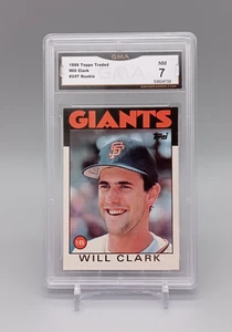 1986 Topps Traded, Will Clark, #24T, SF Giants, GMA 7 - Bild 1 von 1
