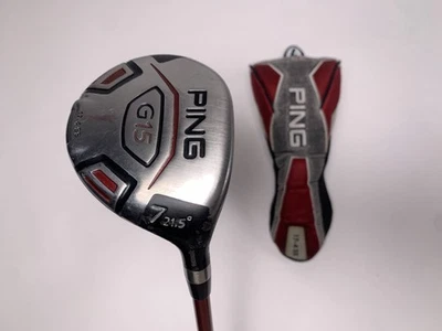 Ping G15 7 Fairway Wood 21.5* TFC149 Ladies Graphite Womens RH HC Oversize Grip - Image 1 of 4