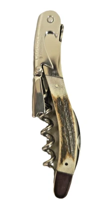 Laguiole Tradition Deer 鹿角手柄双杠杆开瓶器 — 第 1/4 张图片