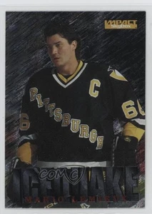 1995-96 Skybox Impact Icequake Mario Lemieux #7 HOF - Picture 1 of 6