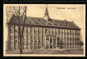 Gütersloh, Ansichtskarte, Blick zum Gymnasium - Picture 1 of 2