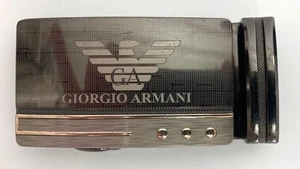 Hebilla de cinturón de metal Giorgio Armani para hombre diseñador clásico italiano - Imagen 1 de 5