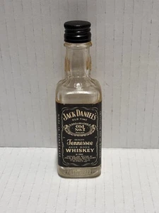 Jack Daniels Old Time Old No. 7 Empty Mini Glass bottle Vintage - Picture 1 of 12