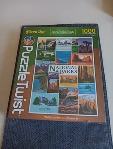 Puzzle Twist Mixed Up 1000 Piece Puzzle National Parks and Treasures New Sealed - Picture 1 of 8