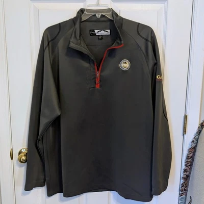 Pullover polar de golf Sun Mountain para hombre talla 2XL desgaste térmico 1/4 cremallera rendimiento Foto 1 de 4