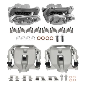 Front + Rear Brake Caliper Set for Toyota Highlander 2010-2013 w/Bracket 19B3351 - Picture 1 of 12