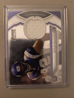 Camiseta deportiva Bowman Sterling Relics Kyle Rudolph 2011 #BSR-KR RC Foto 1 de 2