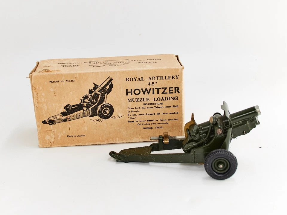BRITAINS LTD No. 1725 Royal Artillery HOWITZER With Box  EXCELLENT #V54 - Image 1 of 4