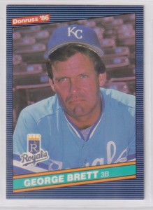 George Brett 1986 Donruss #53 Royals {0307