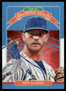 2020 Donruss Optic Carolina Blue and White #7 Pete Alonso DK