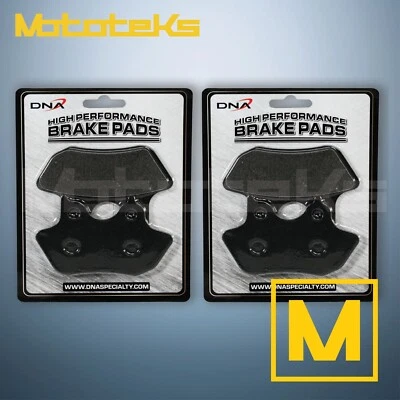 JUEGO PASTILLAS FRENO HARLEY DAVIDSON SEMI SINTERIZADAS METÁLICAS PARA DYNA DELANTERAS Y TRASERAS Foto 1 de 4