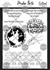 Maker Forte Cultured Collection Clear Stamps 6"X8"-One World 20090292