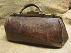 Vintage Leather Doctor Bag Antique Bags Doctor