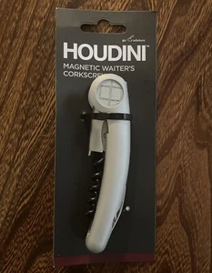 Houdini W5615T, Plastic Metal Waiter's Corkscrew w/ Built In Foil Cutter - Picture 1 of 1