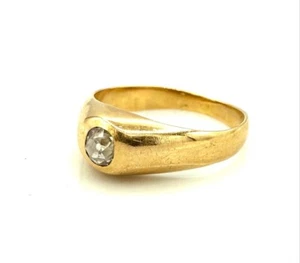 Magnífico Anillo Oro 18 Quilates - Solitario Diamante 0,15 4,62 G - Imagen 1 de 5