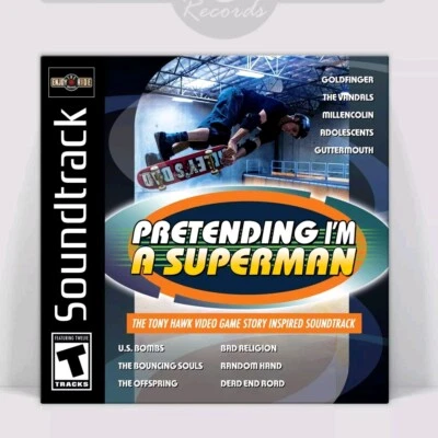 PRETENDING I'M SUPERMAN Tony Hawk Pro Skater 1 2 3 Official Vinyl Soundtrack LP - Image 1 of 4