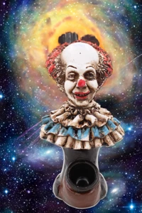 Resin Handmade clown Water Pipe Home Decoration Table Sculpture - Picture 1 of 5