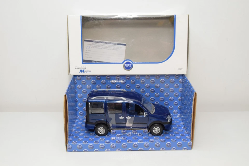 B71 1:24 NOREV 5914180 771050 FIAT DOBLO MET. BLUE MIB 2 - Immagine 1 di 4