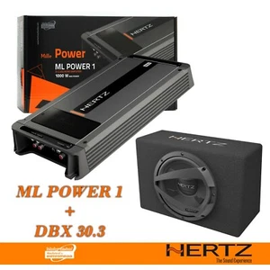Amplifier Hertz Mille ML Power 1 Class D Mono 1x1000W Rms + Hertz DBX 30.3 - Picture 1 of 8